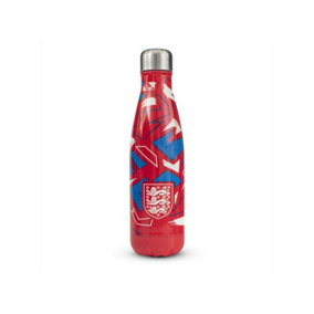 England FA Crest Stainless Steel 500ml Thermal Flask Red/White (One Size)