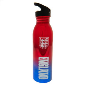England FA Metallic Water Bottle Red/Blue/White (One Size)