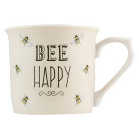 English Tableware Co. Bee Happy Mug Cream