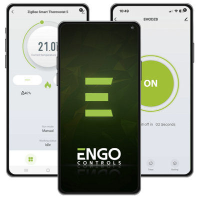 ENGO E40-230 Wired Smart Thermostat ZigBee 3.0 Programmable Heating ...