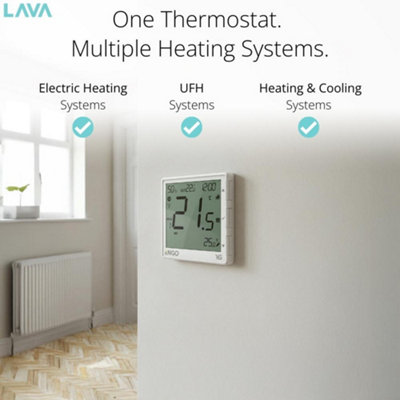 ENGO EONE-16W Smart Thermostat WiFi Programmable 16A Underfloor Heating ...