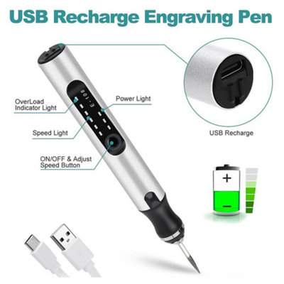 Engraving Carving Pen DIY Metal Wood Machine Hand Tool Mini Electric ...