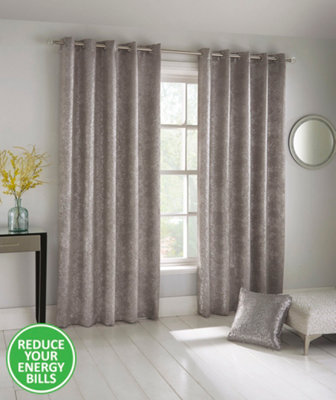 Enhanced Living Vogue Tende Termiche Con Occhielli – Riduzione Rumore, Blocco Luce 85%, 117x137 Cm, Verde, Per Camera E Soggiorno