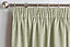 Enhanced Living Matrix Green 66 x 54 inch (168x137cm) Tape Top Thermal Noise reducing Dim Out Curtains