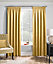 Enhanced Living Matrix Ochre 90 x 90 inch (229x229cm) Tape Top Thermal Noise reducing Dim Out Curtains