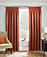 Enhanced Living Matrix Orange 46 x 54 inch (117x137cm) Tape Top Thermal Noise reducing Dim Out Curtains