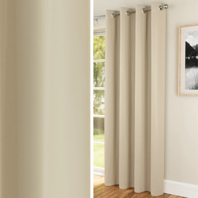Enhanced Living Nightfall - Tende termiche con occhielli, per camera da letto, 117 x 137 cm, 230 g/m², super morbide, a risparmio energetico e riduzione del rumore, 2 pannelli