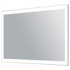 Enigma LED Illuminated Bathroom Mirror with Demister, (H)650mm (W)600mm