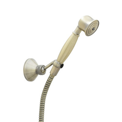ENKI Antique Bronze Adjustable Traditional Solid Brass Hand Shower Kit EB003