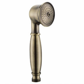 ENKI Antique Bronze Telephone Style Traditional Solid Brass Handheld Shower Head E10