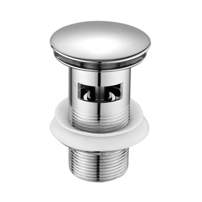 ENKI Beaumont Chrome Traditional Slotted Brass Basin Mixer Tap & Waste BBT0109 - 5