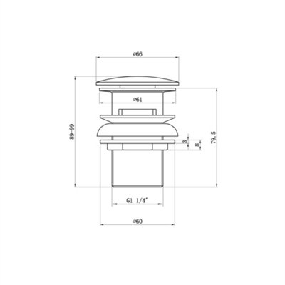 ENKI Beaumont Chrome Traditional Slotted Brass Basin Mixer Tap & Waste BBT0109 - 8