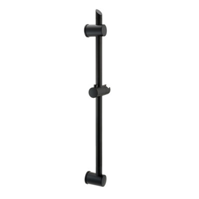 ENKI Black Adjustable Shower Riser Rail Kit S30 - 4