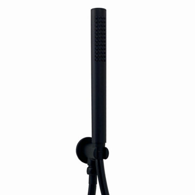 ENKI Black Pencil Silicone Jet Handheld Shower Head EO018 - 6