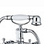 ENKI BT8608 Traditional Bath Shower Mixer Taps Chrome Cross Victorian BEAUMONT