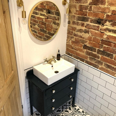 ENKI Camberley Antique Bronze Traditional Brass Basin Mixer Tap BT3203 - 5
