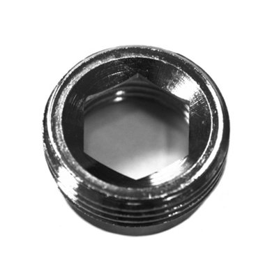 ENKI Chrome 1/2" Female to 3/4" Male Brass Shower Adaptor P08 - 4