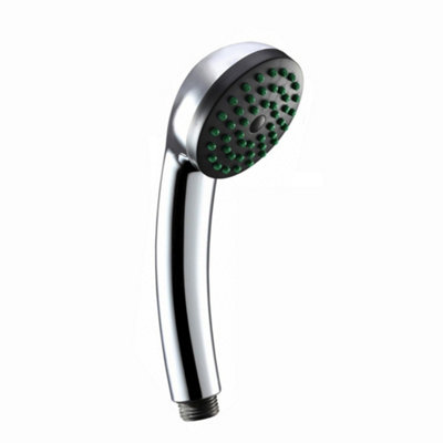 ENKI Chrome Modern Single Function Anti-Limescale Jet Handheld Shower Head E01