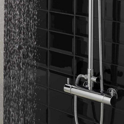 ENKI Chrome Round Brass Shower Diverter Valve 3/4"