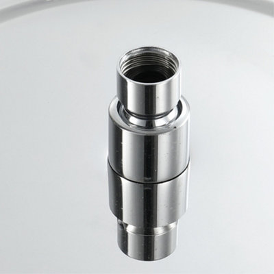 ENKI Chrome Round Ultra Slim Stainless Steel Shower Head 200mm - 3