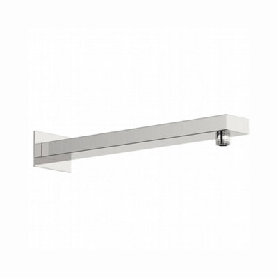 ENKI Chrome Square Wall Mounted Concealed Shower Arm 350mm