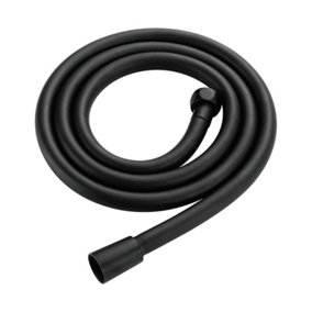 ENKI Easy Clean Black PVC Shower Hose 1.5m