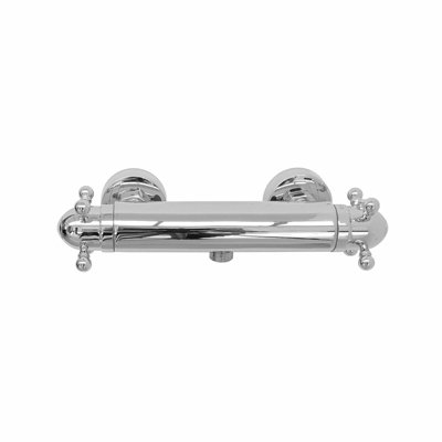 ENKI Gallant Chrome Traditional Solid Brass Shower Bar Mixer Valve 1/2"