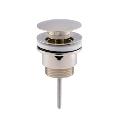 ENKI Gold Classic Timeless Bathroom Solid Brass Universal Push Button ...