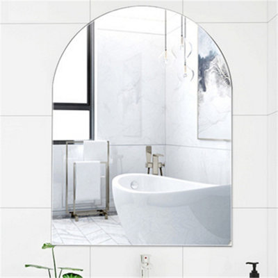 ENKI Horizon Frameless Arched Polished Edge Mirror 400x600mm