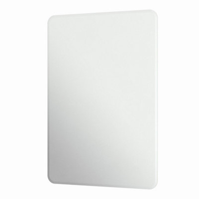 ENKI Horizon Frameless Rounded Corner Polished Edge Mirror 400x600mm