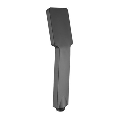 ENKI Modern Matte Black Sqauare Paddle Handheld Shower Head E24