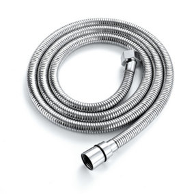 ENKI Standard Chrome Flexi Stainless Steel Shower Hose 1.75m