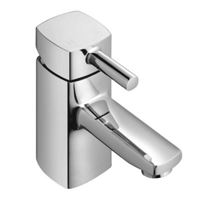 ENKI Stella Chrome Modern Brass Bathroom Mixer Tap Pack BBT0011 - 3