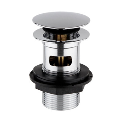 ENKI Stella Chrome Slotted Brass Basin Mixer Tap & Waste BBT0073 - 7
