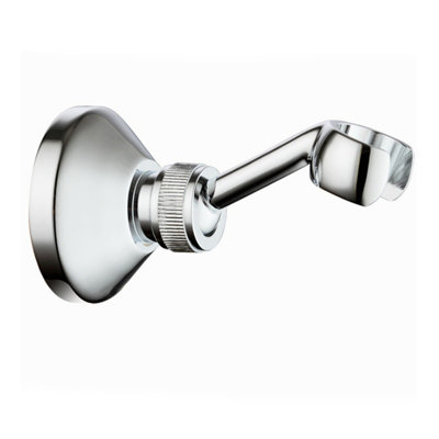 ENKI Traditional Chrome Adjustable Solid Brass Wall Bracket for Shower Head