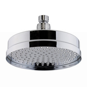 ENKI Traditional Chrome Watercan Solid Brass Shower Head 8"
