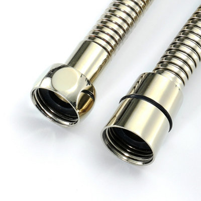 ENKI Traditional English Gold Black Brass & Ceramic Handheld Shower Head & Hose Kit EH018 - 5