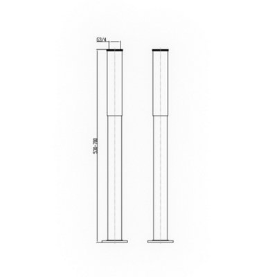 ENKI Traditional Gold Adjustable Brass Shrouds for Roll Top Baths