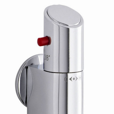 ENKI Vito Chrome Bidet Kit Solid Brass Thermostatic Shower Valve & Hand Sprayer SH0595 - 4