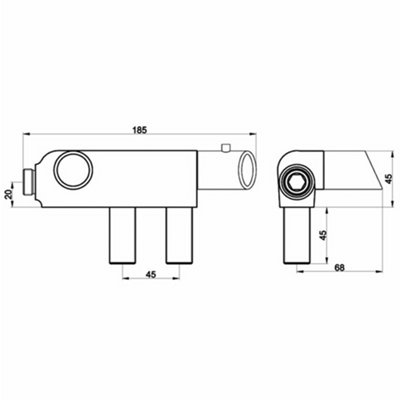ENKI Vito Chrome Bidet Kit Solid Brass Thermostatic Shower Valve & Hand Sprayer SH0595 - 6