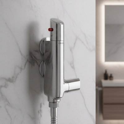 ENKI, Vito, T28, Chrome, Thermostatic Shower Mixer Valve, Solid Brass ...