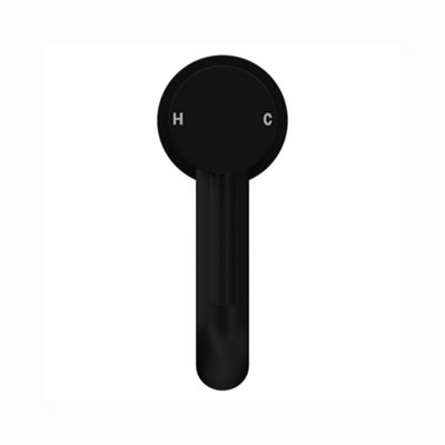 ENKI Zara Matte Black Brass Basin Mixer Tap BT9903