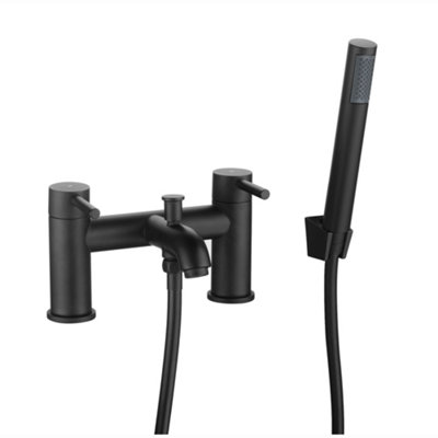 ENKI Zara Matte Black Solid Brass Bath Shower Mixer Tap BT9908 Price Comparisons | Compare The Build