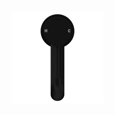 ENKI Zara Matte Black Tall Brass Basin Mixer Tap BT9904