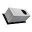 ENKI, Zero, KS034, Black Stainless Steel Kitchen Sink 0.5, Undermount or Topmount Fitting into Sink Unit, Small Sink Bowl