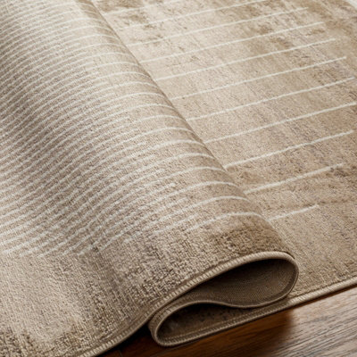 ENSO Scandi Geometric Brown Area Rug 120 x 170 cm