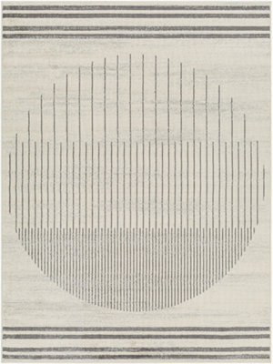 ENSO Scandi Geometric Ivory Area Rug 120 x 170 cm
