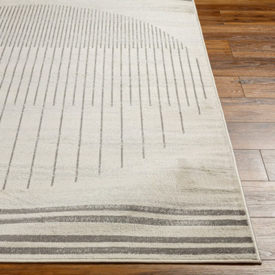 ENSO Scandi Geometric Ivory Area Rug 120 x 170 cm