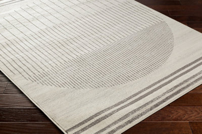 ENSO Scandi Geometric Ivory Area Rug 120 x 170 cm