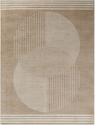 ENSO2 Scandi Geometric Brown Area Rug 120 x 170 cm